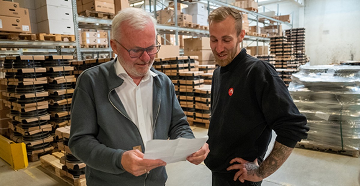 Administrerende direktør, Per Kloster og Teamleder, Lasse Thybo.