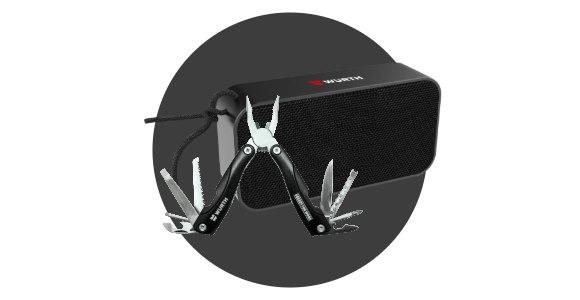 multitool og højtaler