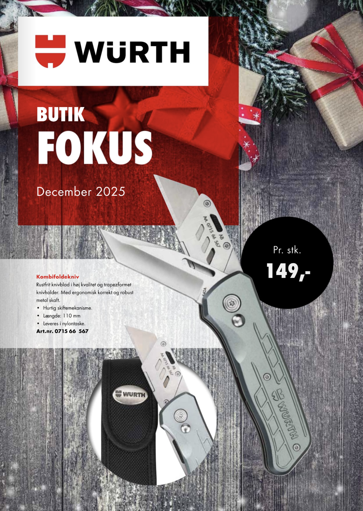 December fokus - butik