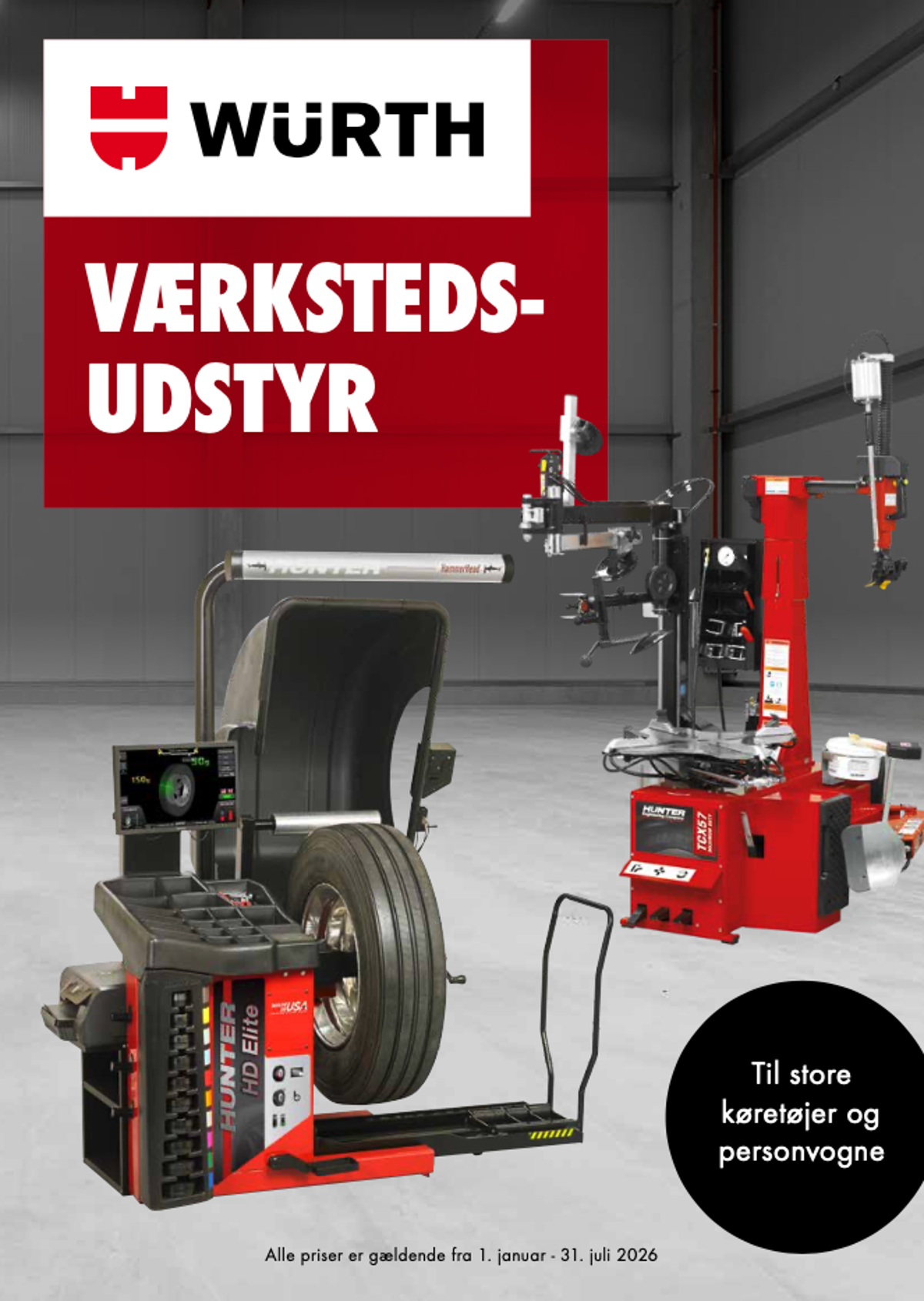 Værkstedsudstyr 1. halvår 2026