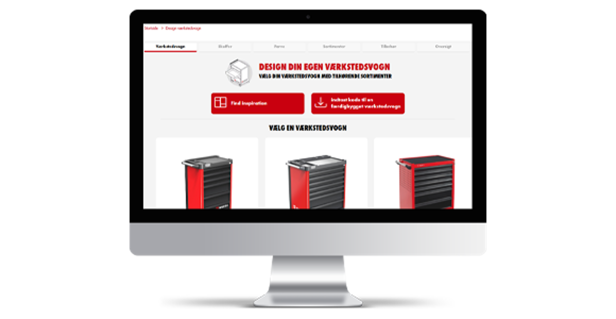 INDRET DIN VÆRKSTEDSVOGN